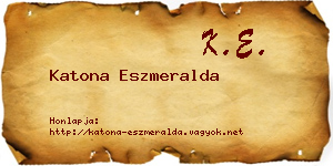 Katona Eszmeralda névjegykártya